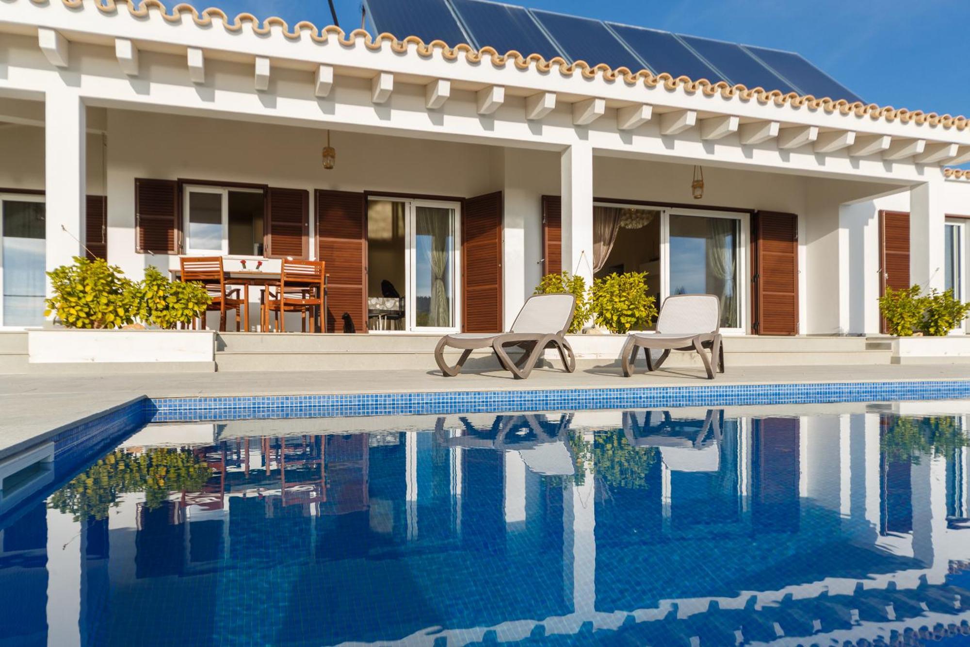 Bini Sole - Villa De Lujo Con Piscina En Menorca Бинибека Экстерьер фото
