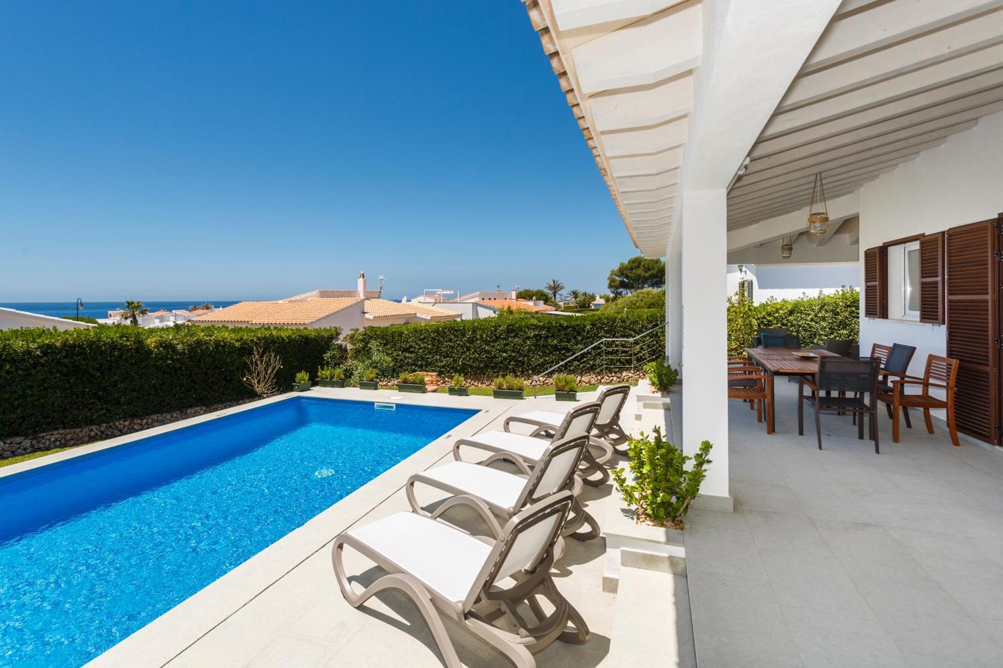 Bini Sole - Villa De Lujo Con Piscina En Menorca Бинибека Экстерьер фото